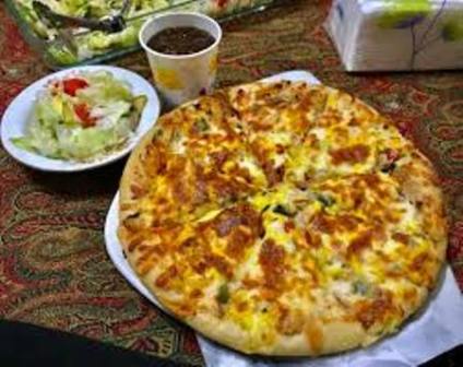  عکس پيتزا مرغ و قارچ
